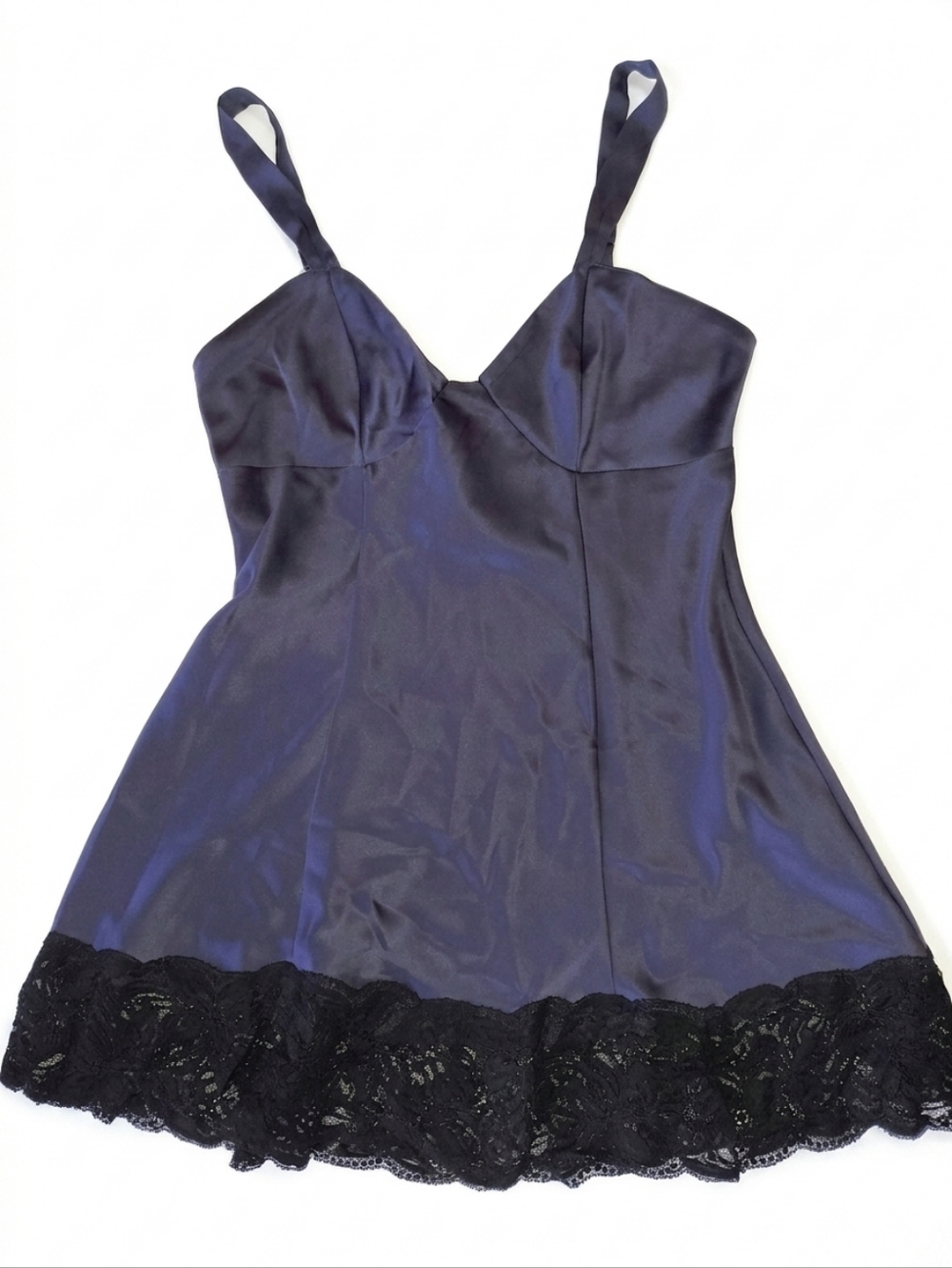 Vintage Victoria’s Secret Satin & Lace Slip Dress | Size M